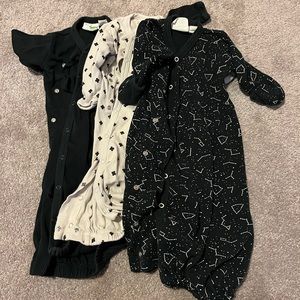 3-Pack Parade Organics Gowns 0-3 Month